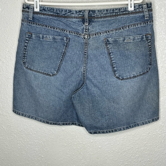 Faded Glory Blue Jean Shorts Sz 16 - Picture 4 of 6